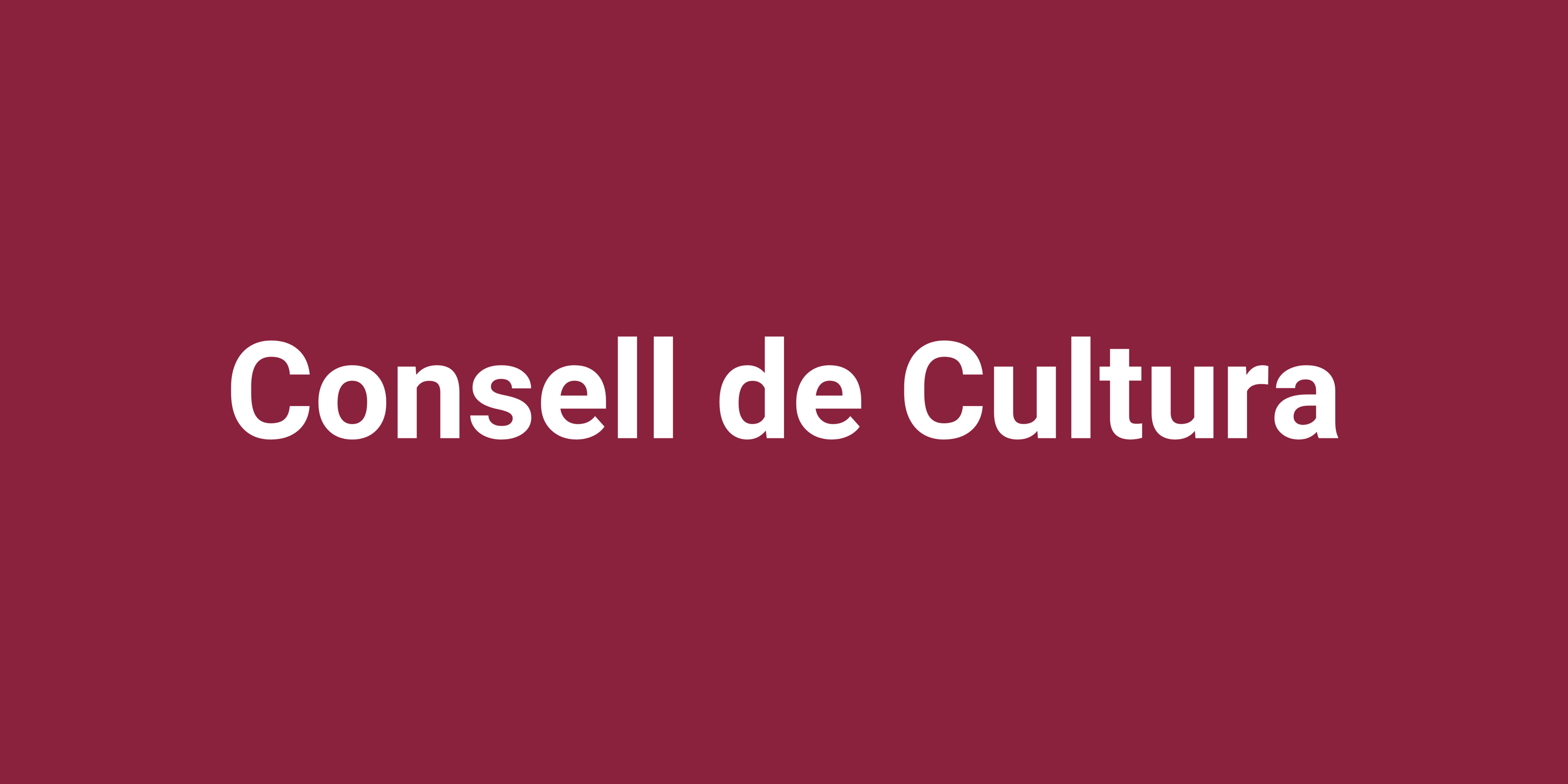 Consell de Cultura
